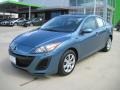 2010 Gunmetal Blue Mica Mazda MAZDA3 i Sport 4 Door  photo #1