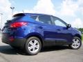 2010 Iris Blue Hyundai Tucson Limited  photo #7