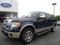 2010 Dark Blue Pearl Metallic Ford F150 Lariat SuperCrew  photo #6