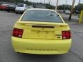 2003 Zinc Yellow Ford Mustang V6 Coupe  photo #4