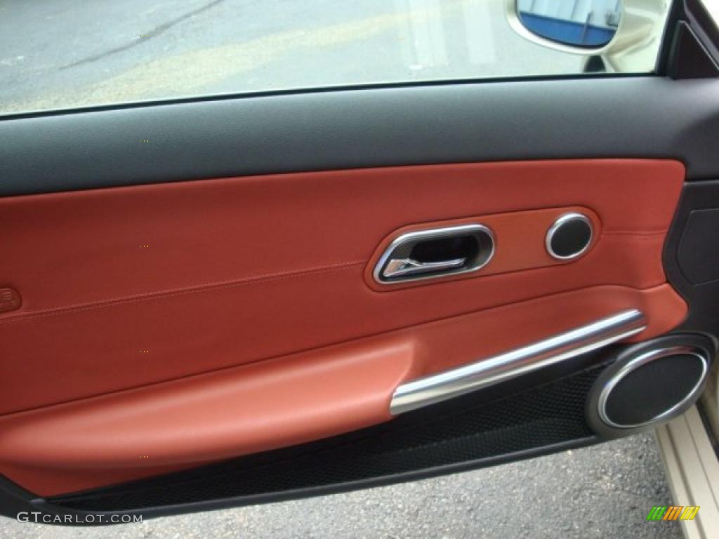 2007 Chrysler Crossfire Limited Coupe Dark Slate Gray/Cedar Door Panel Photo #32867381