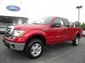 2010 Red Candy Metallic Ford F150 XLT SuperCab 4x4  photo #6