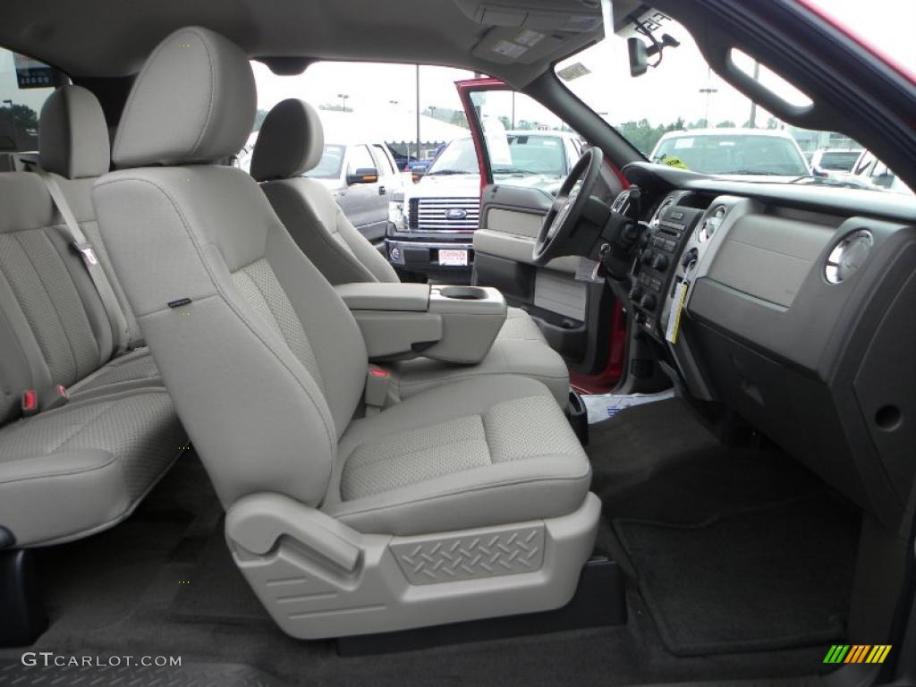 2010 F150 XLT SuperCab 4x4 - Red Candy Metallic / Medium Stone photo #12