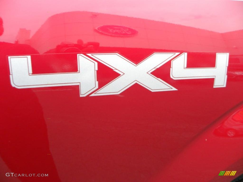2010 F150 XLT SuperCab 4x4 - Red Candy Metallic / Medium Stone photo #14