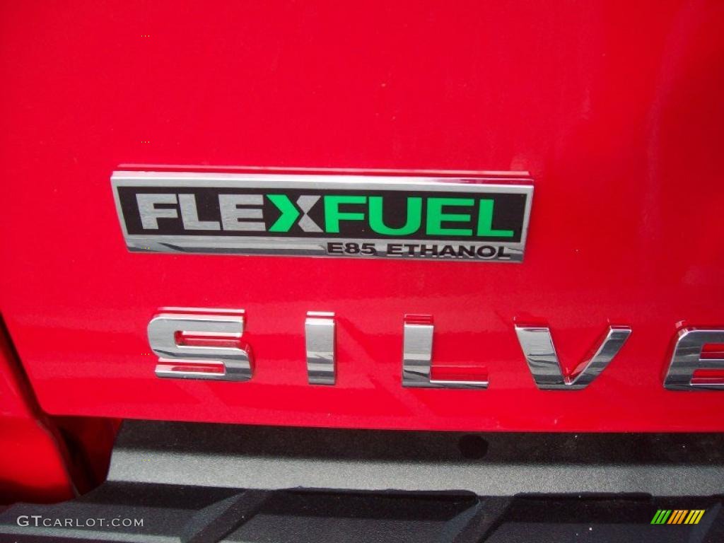 2010 Silverado 1500 LT Extended Cab 4x4 - Victory Red / Dark Titanium photo #15