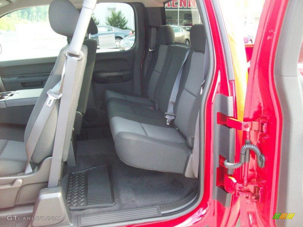 2010 Silverado 1500 LT Extended Cab 4x4 - Victory Red / Dark Titanium photo #25