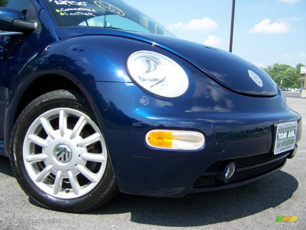 2004 New Beetle GLS Convertible - Galactic Blue Metallic / Cream Beige photo #2