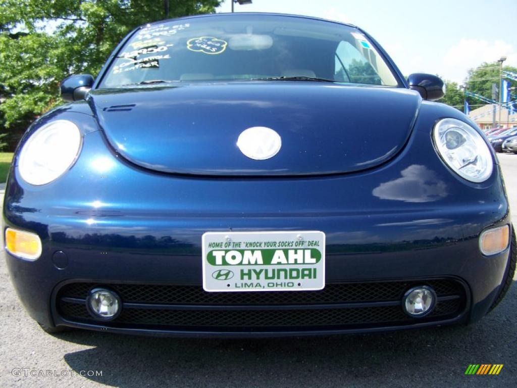 2004 New Beetle GLS Convertible - Galactic Blue Metallic / Cream Beige photo #3