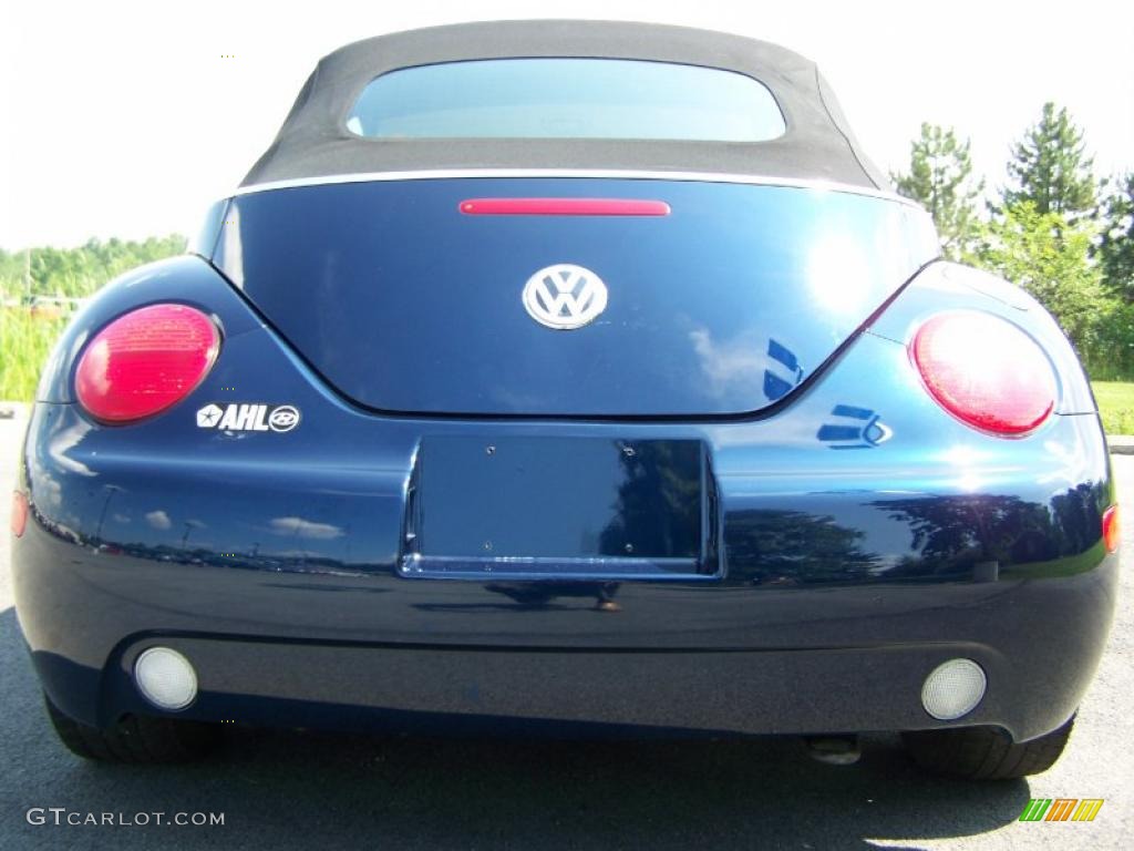 2004 New Beetle GLS Convertible - Galactic Blue Metallic / Cream Beige photo #6