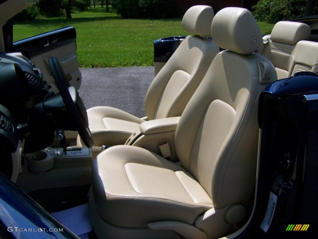 2004 New Beetle GLS Convertible - Galactic Blue Metallic / Cream Beige photo #11