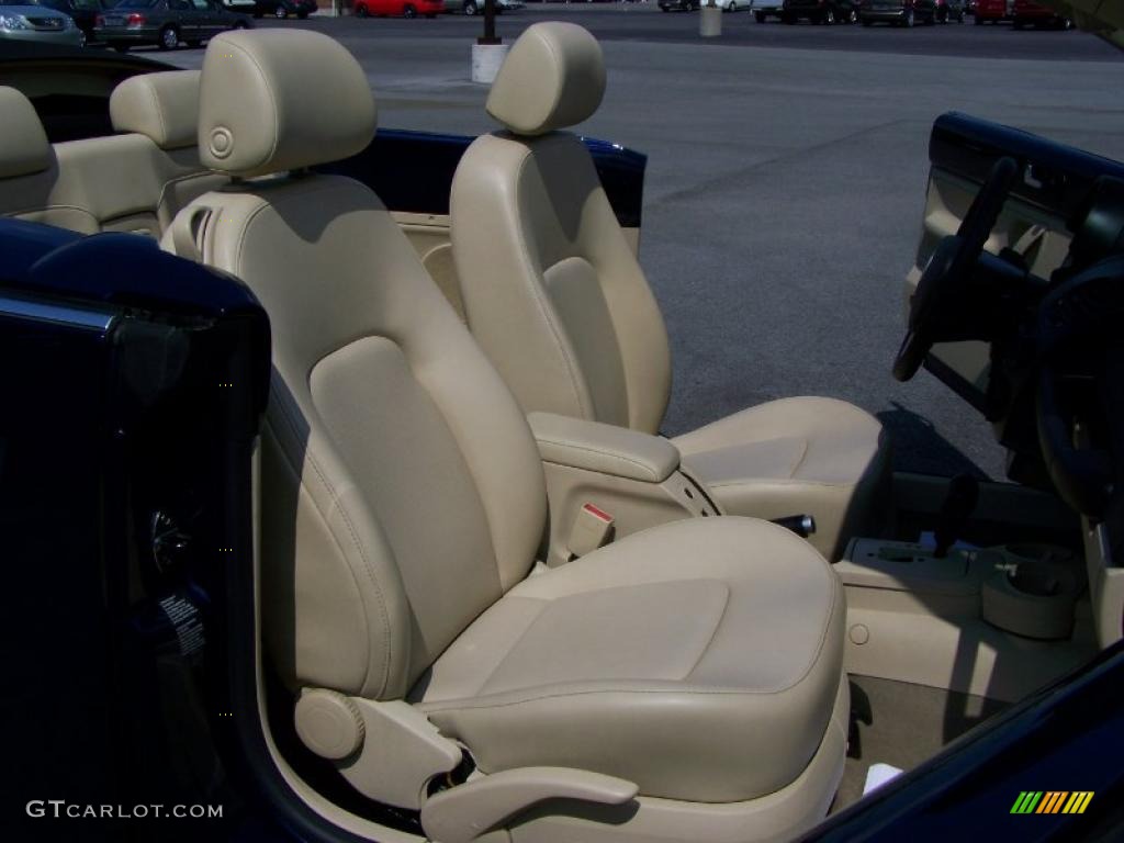 2004 New Beetle GLS Convertible - Galactic Blue Metallic / Cream Beige photo #15