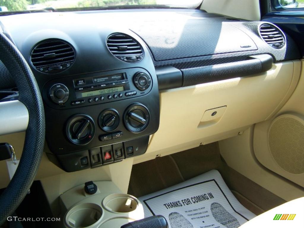 2004 New Beetle GLS Convertible - Galactic Blue Metallic / Cream Beige photo #21