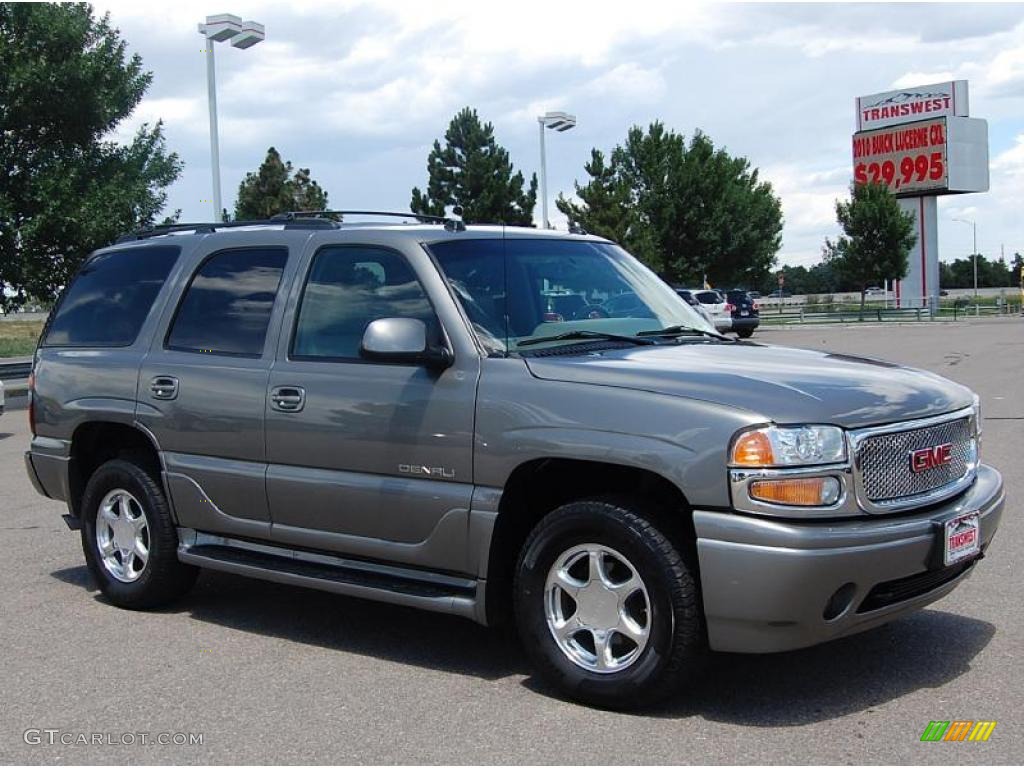 2005 Yukon Denali AWD - Steel Gray Metallic / Stone Gray photo #1