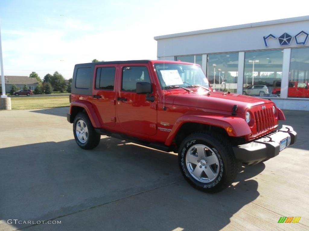 Flame Red Jeep Wrangler Unlimited