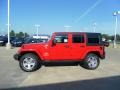 Flame Red - Wrangler Unlimited Sahara 4x4 Photo No. 22