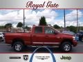 Inferno Red Crystal Pearl 2008 Dodge Ram 2500 Laramie Quad Cab 4x4