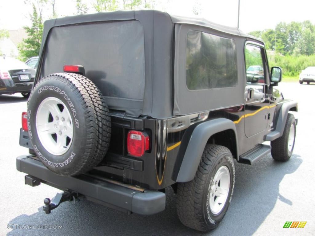 2004 Wrangler Unlimited 4x4 - Black / Dark Slate Gray photo #2