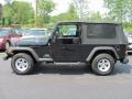 2004 Black Jeep Wrangler Unlimited 4x4  photo #12