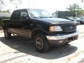 2001 Black Ford F150 XLT SuperCrew 4x4  photo #3