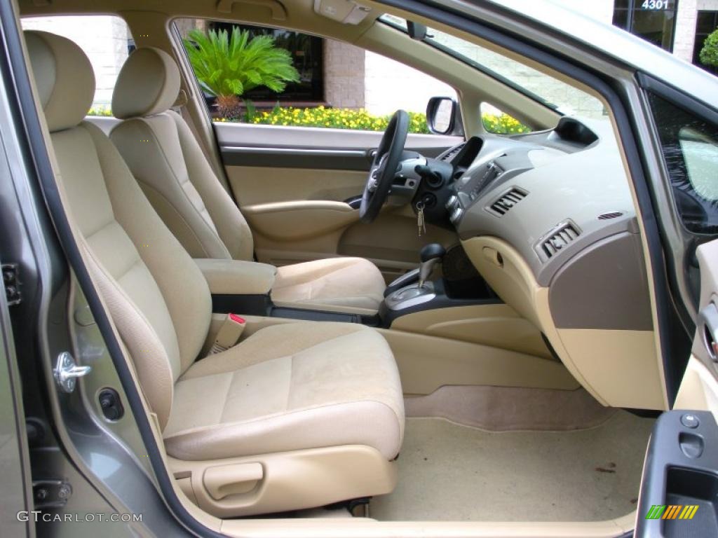 2006 Civic Hybrid Sedan - Galaxy Gray Metallic / Ivory photo #15