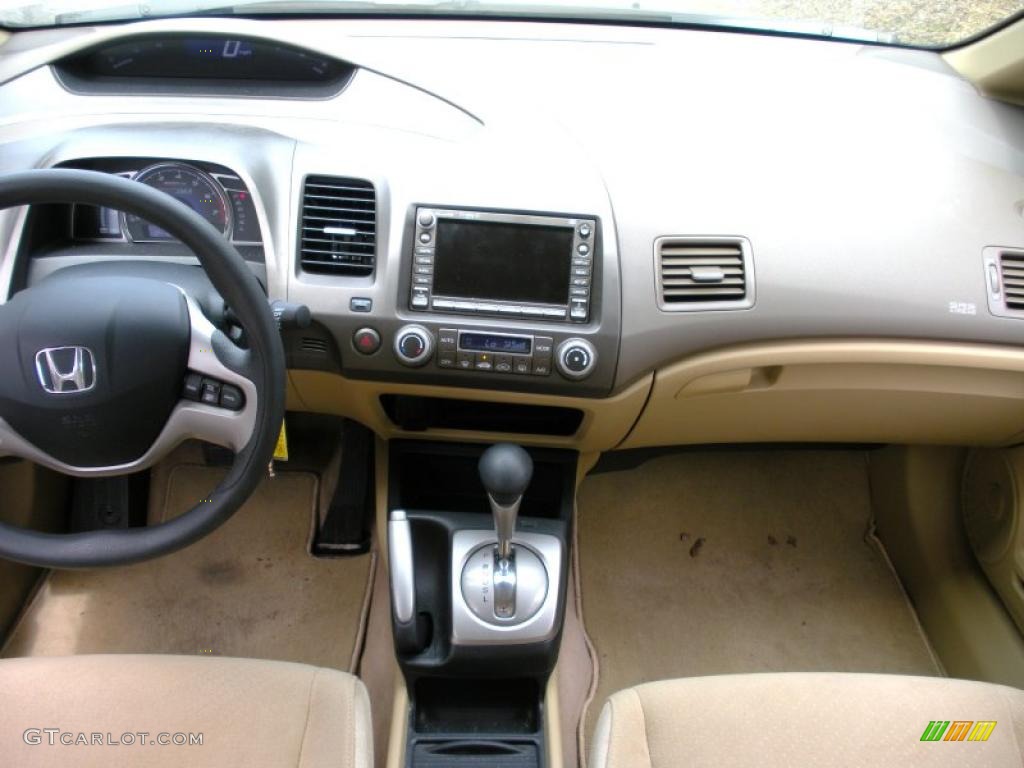 2006 Civic Hybrid Sedan - Galaxy Gray Metallic / Ivory photo #17