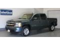 2008 Blue Granite Metallic Chevrolet Silverado 1500 LTZ Crew Cab 4x4  photo #1