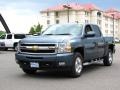 2010 Blue Granite Metallic Chevrolet Silverado 1500 LTZ Crew Cab 4x4  photo #18