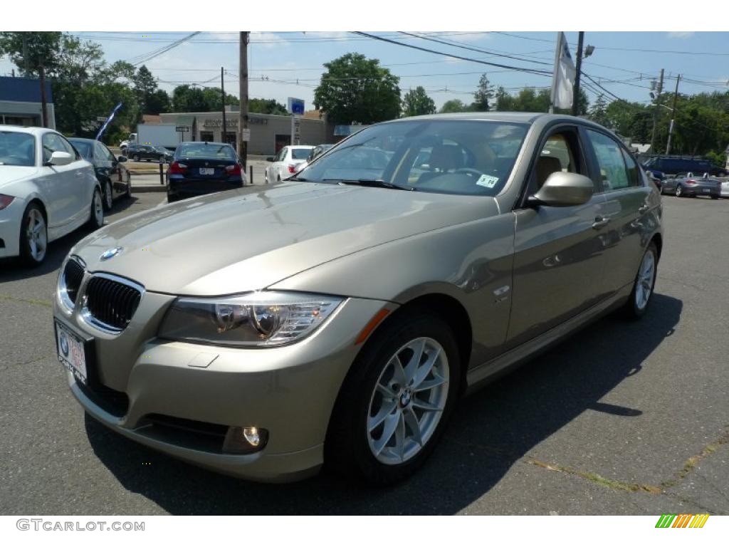 2010 3 Series 328i xDrive Sedan - Platinum Bronze Metallic / Cream Beige photo #3