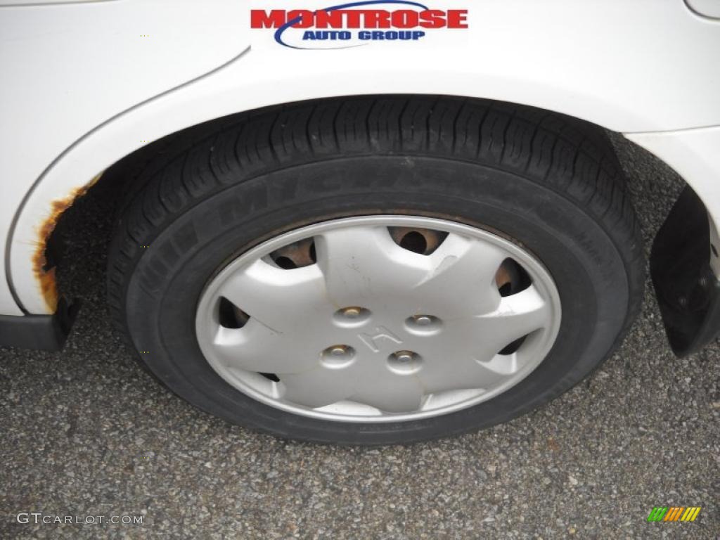 1999 Accord LX Sedan - Taffeta White / Gray photo #15