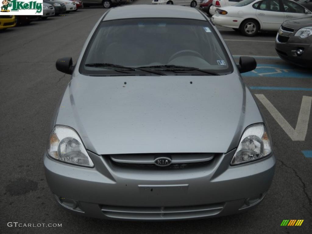 2005 Rio Cinco Hatchback - Diamond Silver / Gray photo #15