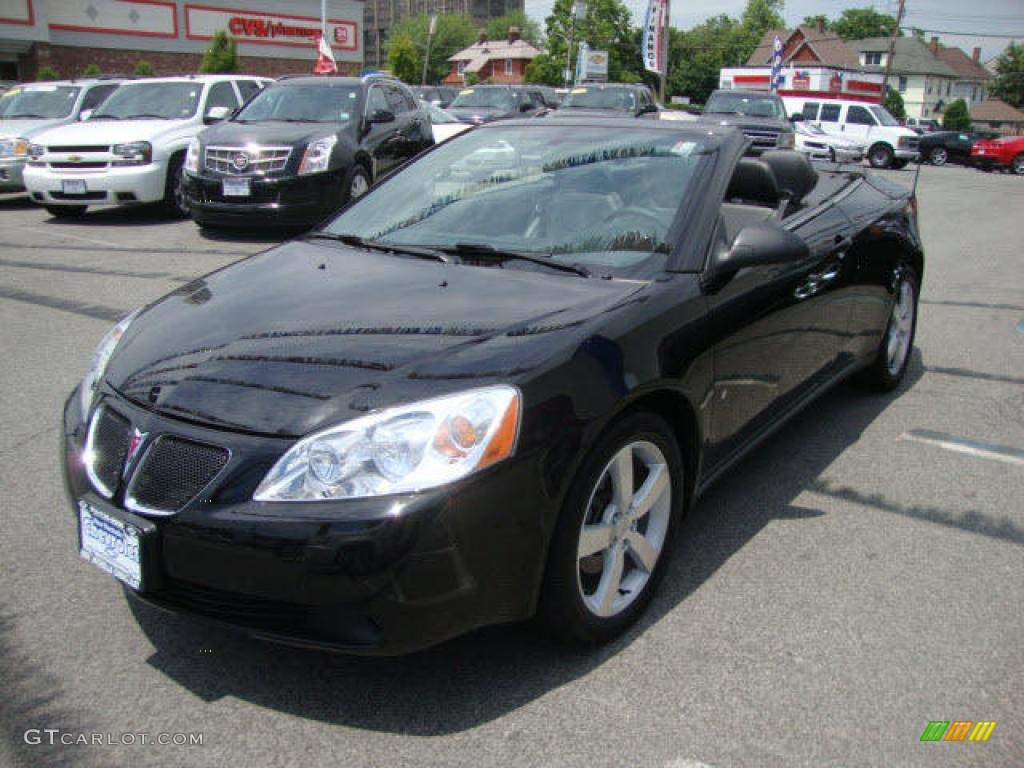 2007 G6 GT Convertible - Black / Ebony photo #3