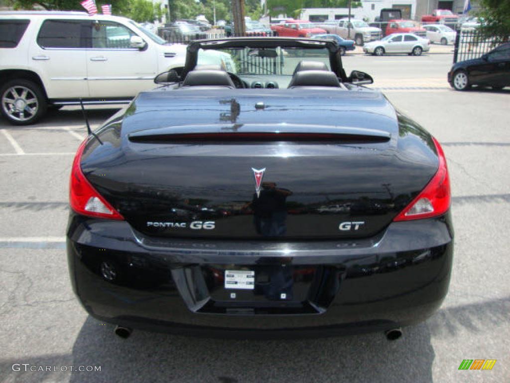 2007 G6 GT Convertible - Black / Ebony photo #4