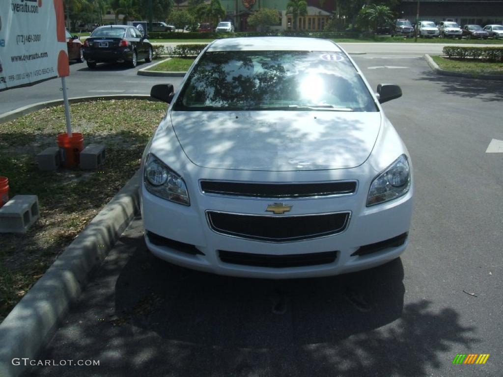 2011 Malibu LS - Summit White / Cocoa/Cashmere photo #2