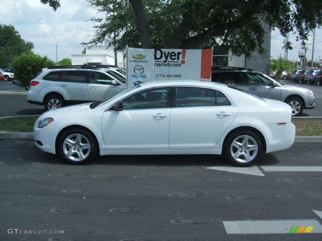2011 Malibu LS - Summit White / Cocoa/Cashmere photo #3