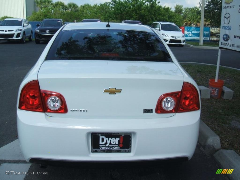 2011 Malibu LS - Summit White / Cocoa/Cashmere photo #5