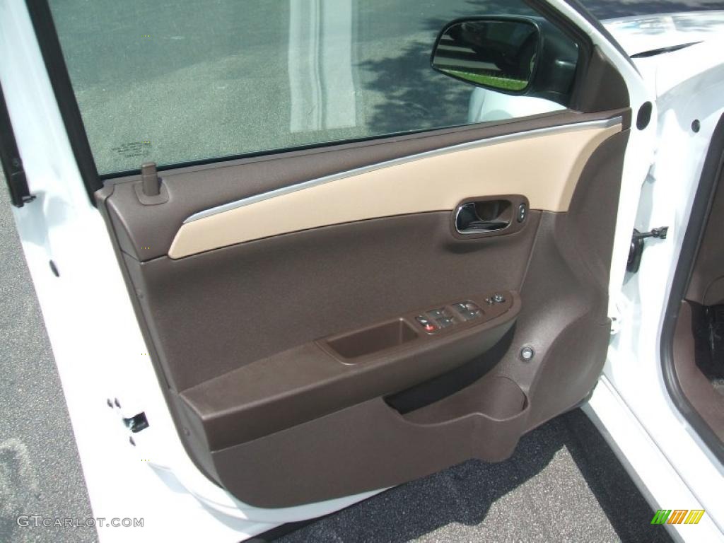 2011 Malibu LS - Summit White / Cocoa/Cashmere photo #7