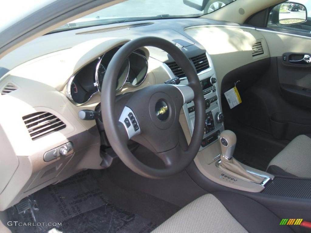 2011 Malibu LS - Summit White / Cocoa/Cashmere photo #8