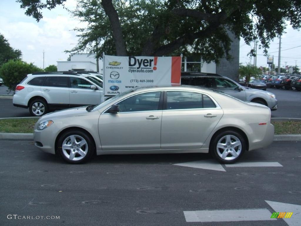 2011 Malibu LTZ - Gold Mist Metallic / Cocoa/Cashmere photo #3