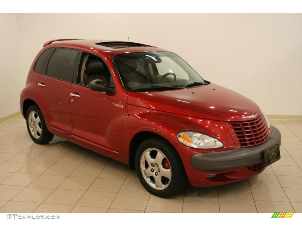 2001 PT Cruiser Limited - Inferno Red Pearl / Taupe/Pearl Beige photo #1