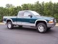 1999 Emerald Green Pearl Dodge Dakota SLT Extended Cab 4x4  photo #12