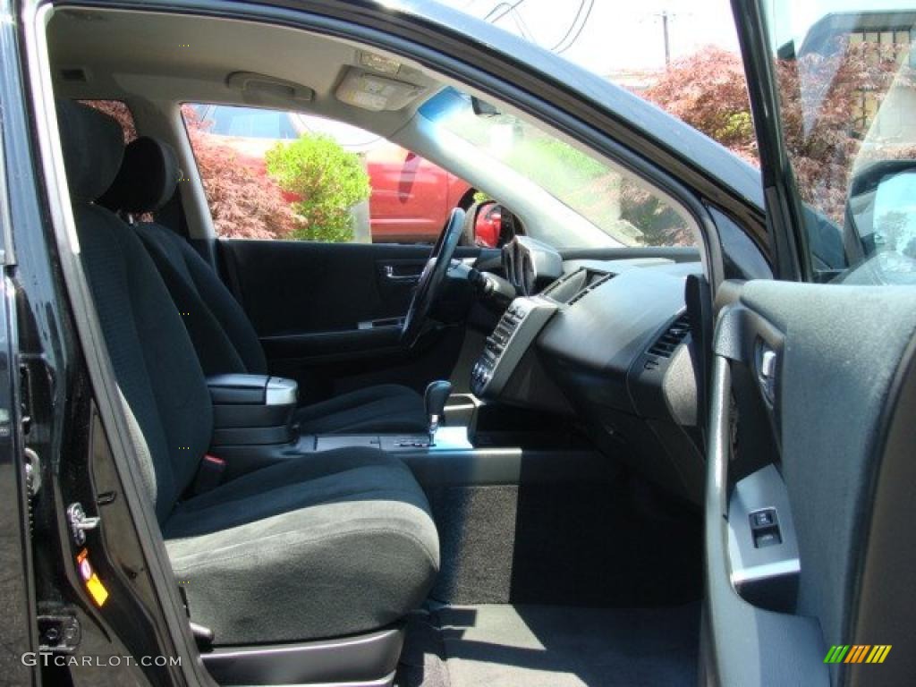 2007 Murano S AWD - Super Black / Charcoal photo #8