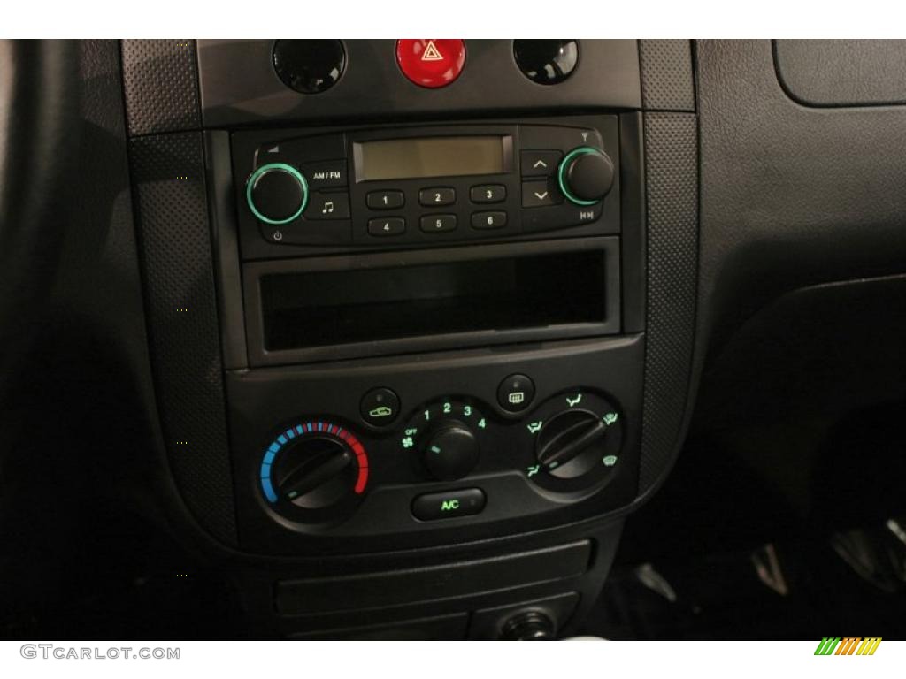 2007 Aveo 5 LS Hatchback - Black / Charcoal Black photo #13