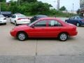 2002 Bright Red Ford Escort SE Sedan  photo #1