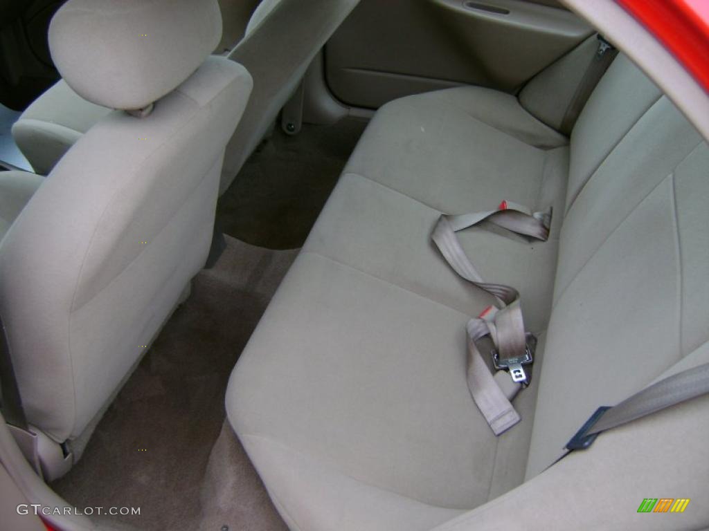 2002 Escort SE Sedan - Bright Red / Medium Prairie Tan photo #10