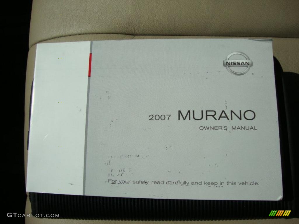 2007 Murano SL AWD - Glacier Pearl White / Cafe Latte photo #41