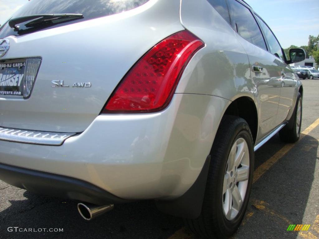 2007 Murano SL AWD - Brilliant Silver Metallic / Charcoal photo #15