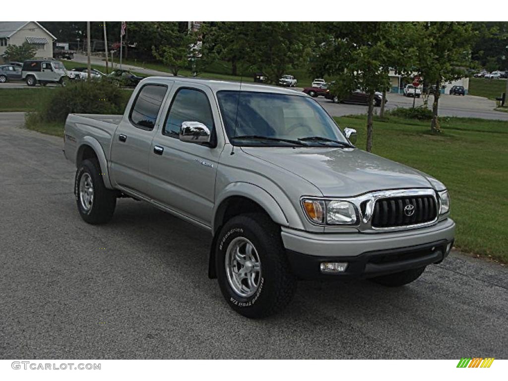 2004 Tacoma V6 TRD Double Cab 4x4 - Lunar Mist Metallic / Charcoal photo #1