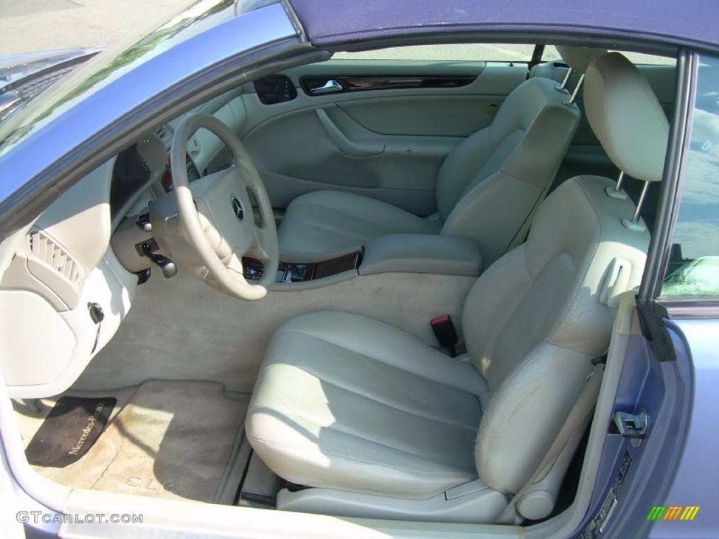 1999 CLK 320 Convertible - Quartz Blue Metallic / Ash photo #18