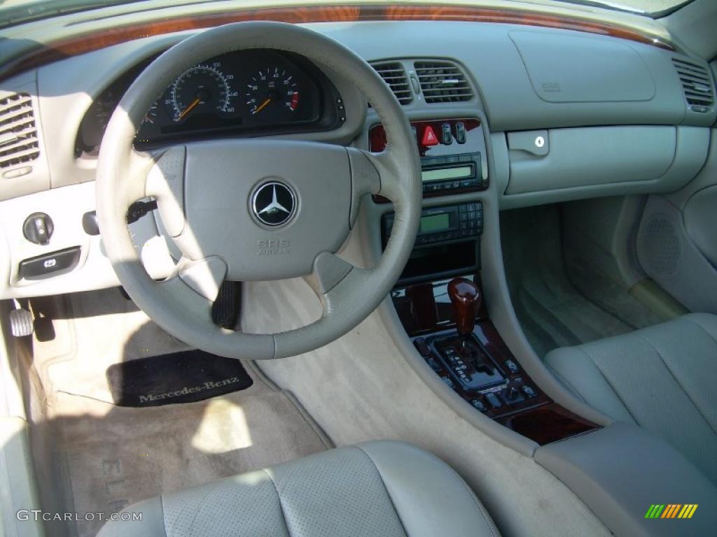 1999 CLK 320 Convertible - Quartz Blue Metallic / Ash photo #19