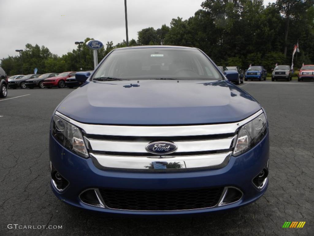 2010 Fusion Sport - Sport Blue Metallic / Charcoal Black/Sport Black photo #7